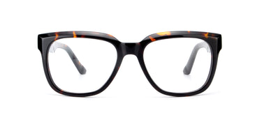 Women Vista Eyglasses: Banda - Black Tortoiseshell -SpaceSMART Eye Clinic (Front View)